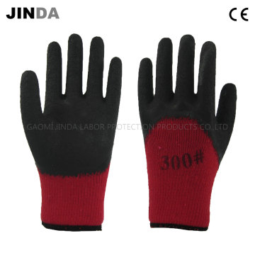 Guantes de trabajo de productos de seguridad de trabajo revestidos de látex (LH001)